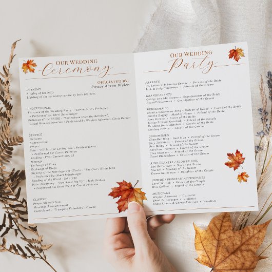 Sois un Mariage de automne en amour programme de c