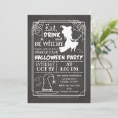 Sois Witchy Halloween Party Invitation (Debout devant)