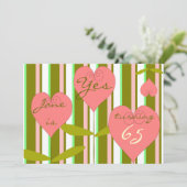 Soixante-cinquième invitation d'anniversaire (Debout devant)