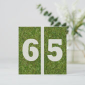 soixante-cinquième Invitation d'anniversaire de (Debout devant)