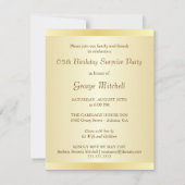 soixante-cinquième Invitations de fête (Dos)