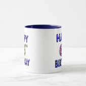 Soixante-cinquième tasse heureuse d'anniversaire (Centre)