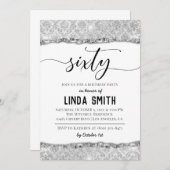 Soixante Diamond Invitation Anniversaire (Devant / Derrière)