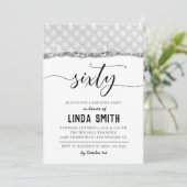 Soixante Diamond Invitation Anniversaire (Debout devant)