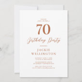 Soixante-dix ans & Fabuluxx Invitation Anniversair (Dos)