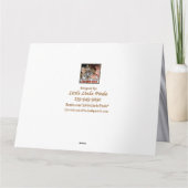 Soixante-dixième carte personnalisée (Dos)