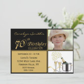 soixante-dixième Invitations de fête (Debout devant)