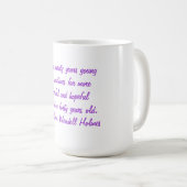 soixante-dixième L'anniversaire cite la tasse (Devant droit)