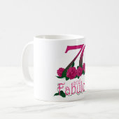 soixante-dixième tasse de fleur de rose de rose de (Devant gauche)