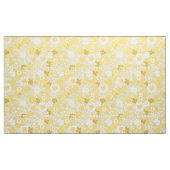 Soixante pastel jaune tissu floral (Yard)
