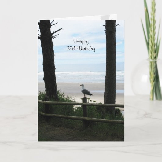 soixante-quinzième Cartes d'anniversaire (Devant)