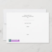 soixante-quinzième Invitation de fête (Dos)