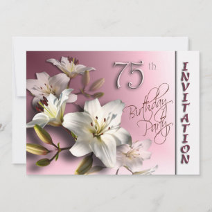 soixante-quinzième Invitation de fête