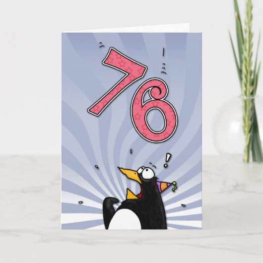 soixante-seizième anniversaire - carte de surprise (Devant)
