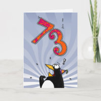 soixante-treizième anniversaire - carte de