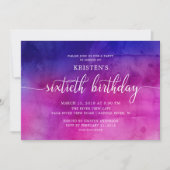 Soixantième 60e anniversaire de fête Invitation (Devant)