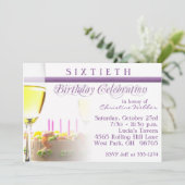 soixantième Invitation de fête d'anniversaire (Debout devant)