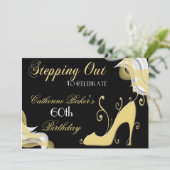 Soixantième invitation de fête d'anniversaire de (Debout devant)