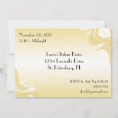 Soixantième invitation de fête d'anniversaire de (Dos)