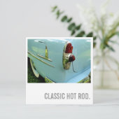 soixantième Invitations d'anniversaire - hot rod (Debout devant)