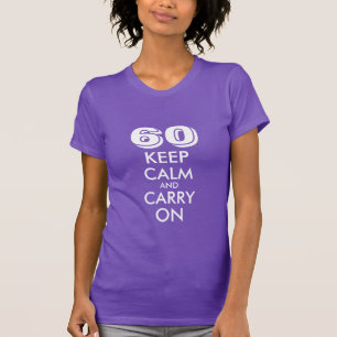 soixantième Le T-shirt d'anniversaire pour des