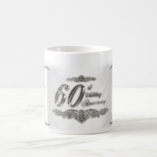 soixantième Tasse d'anniversaire de mariage (Centre)