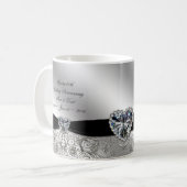 soixantième Tasse de café d'anniversaire de noces (Devant gauche)