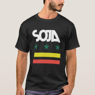 SOJA-Logo muziekkunstontwerp T-shirt
