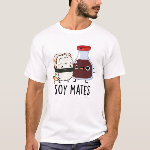Soja Mates Grappige Sojasaus Pun T-shirt