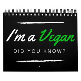 Soja vegan@ lo sabías? | Ik ben een veganist wist  Kalender