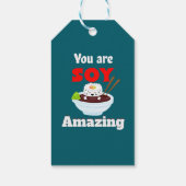 Soja verbazingwekkende Kawaii Sushi Cadeaulabel (Achterkant)