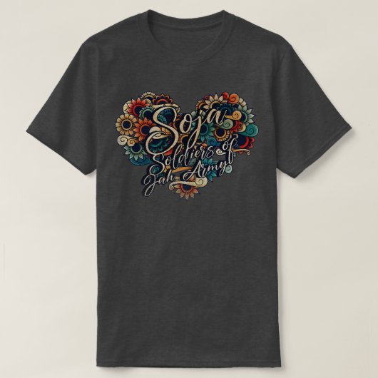 Soja VIGNETTE KLEUR T-shirt (Design voorkant)