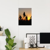 Sojabonen op Sunset Poster (Thuiskantoor)