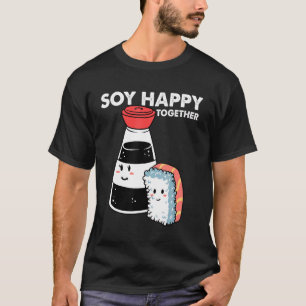 Sojasaus Gelukkig Samen Sushi Japans Eten Sushi T-shirt