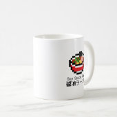Sojasaus Ramen Retro Pixel Art Koffiemok (Voorkant rechts)