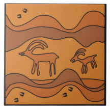 Sojourn door slang Gulch Ceramic Tile