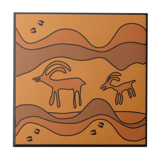 Sojourn through Snake Gulch Tegeltje (Voorkant)