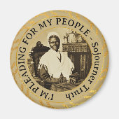 Sojourner Truth Abolitionist Black Women's Rights Magneet (Voorkant)
