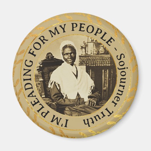 Sojourner Truth Abolitionist Black Women's Rights Magneet (Voorkant)