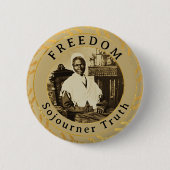 Sojourner Truth Feminist Abolitionist Freedom Ronde Button 5,7 Cm (Voorkant)