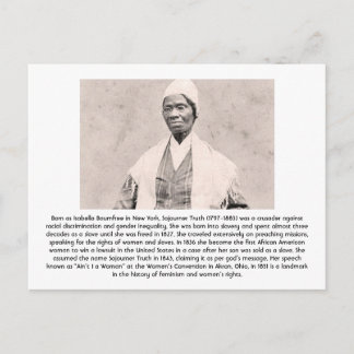 Sojourner Truth - Feminist Briefkaart