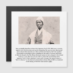Sojourner Truth - Feminist Magnetische Uitnodiging