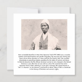 Sojourner Truth - Feminist Magnetische Uitnodiging
