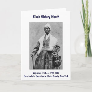 Sojourner Truth Kaart - Black History Month