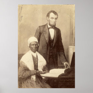 Sojourner Truth met Abraham Lincoln Poster