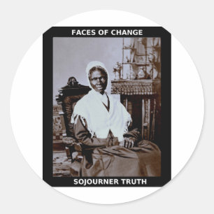 Sojourner Truth Ronde Sticker