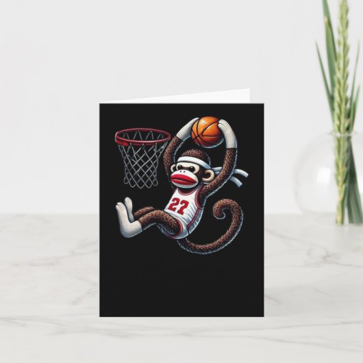 Sok-aap basketbalring  kaart (Voorkant)