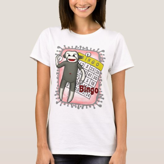 Sok-aap Bingo T-shirt (Voorkant)