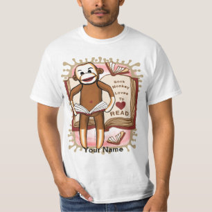 Sok-aap leest T-shirt