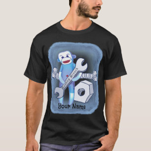 Sok-aap moersleutel monteur t-shirt